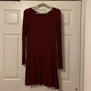 Maroon swing dress from old navy. Size M
